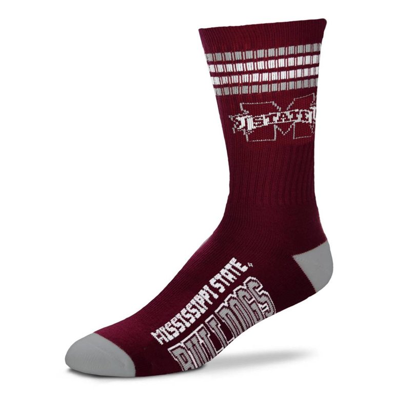 For Bare Feet FBF - 4-Stripe Deuce - Mississippi State Bulldogs - Unisex