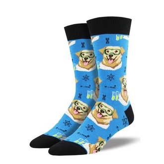 Socksmith Socksmith - Science Lab - Blue - Crew - Men's