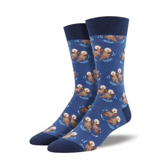 Socksmith Socksmith - Significant Otter - Blue - Crew - Men's
