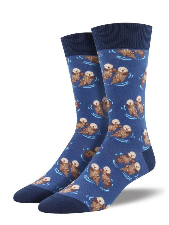 Socksmith Socksmith - Significant Otter - Blue - Crew - Men's