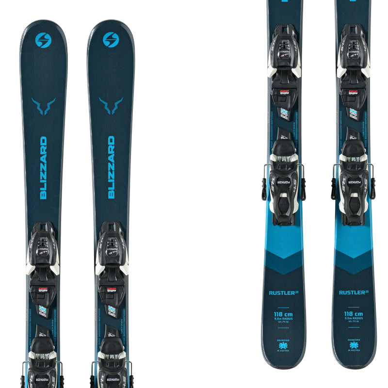 BLIZZARD Rustler Twin JR Ski With FDT JR 4.5 Binding 2022/2023