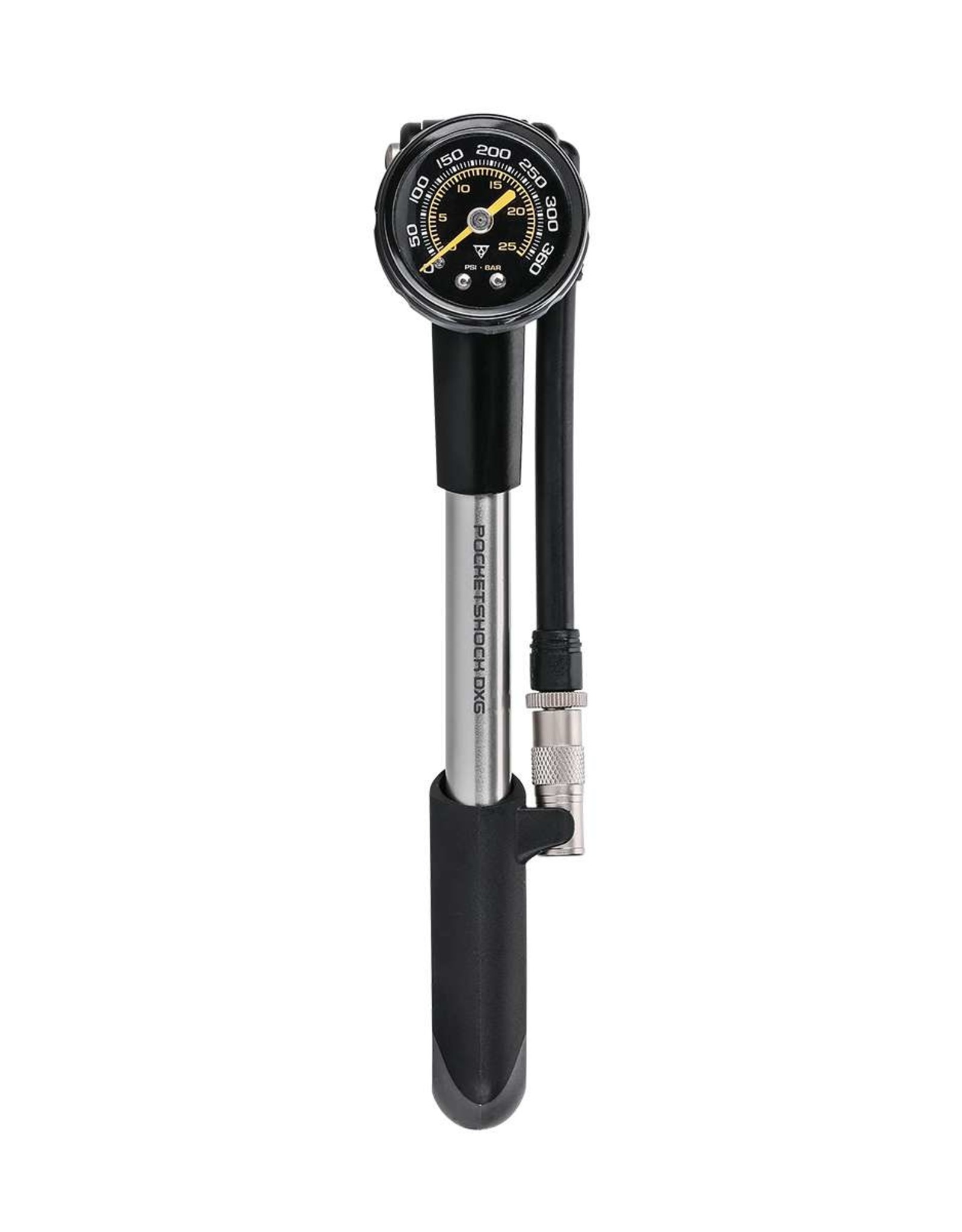 Topeak Pocketshock DXG Pump: Black/Silver