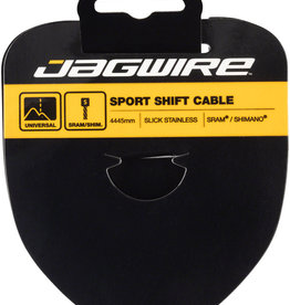 Jagwire Sport Shift Cable - 1.1 x 4445mm, Slick Stainless Steel, For SRAM/Shimano Tandem