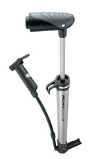 Topeak Road Morph Frame Pump with Gauge: Silver/Black