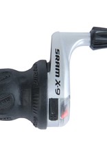 SRAM X9 3 x 9 Speed Twist Shifter Set, Left Shifter is Microfriction