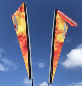 T-Cycle Flame Flag