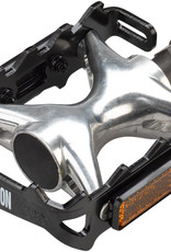 Black/Silver Dimension Mountain Compe Pedals - Platform, Aluminum, 9/16",