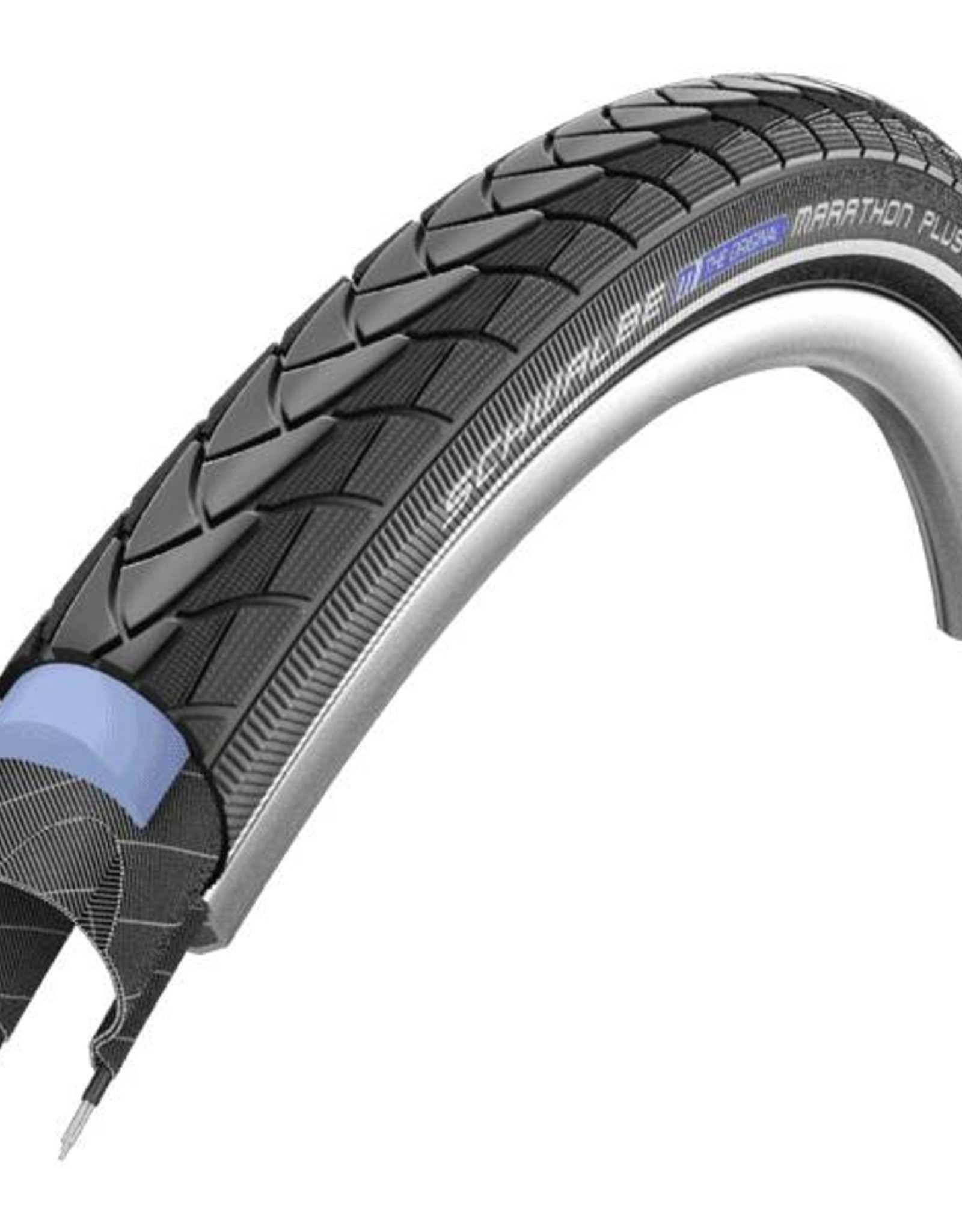 Schwalbe Schwalbe Marathon Plus Tire - 20 x 1.75, Clincher, Wire, Black/Reflective, Performance Line