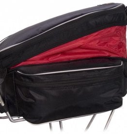 Banjo Brothers Expanding Rack Top Bag: Black