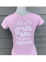 Athletic Works Girls SS Tee Its a great Day to be a  Highlander 21