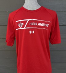 UA Adult SS Tee New LHP Logo/Highlanders in White 22