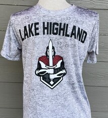 VIVA  LA FETE Youth  Faux Ribbed Mascot under Lake Highland SS Tee 23