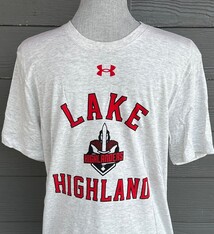 UA Adult Performance Cotton Lake LHP Mascot Highland SS Tee 23