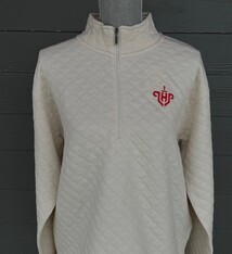 League Adult Quilted 1/4 Zip LHP logo 24