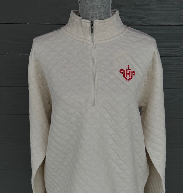 League Adult Quilted 1/4 Zip LHP logo 24