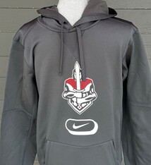 Adult Nike Hoodie Mascot over Nike swoosh 24
