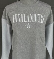 League Adult Crew TwoTone Cropped Soft Fleece LS 24