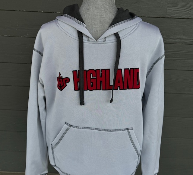 Ouray Adult LHP Logo Highland Fleece Hoodie LS 24