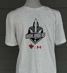 UA Adult Performance Cotton SS Tee Mascot over LHP /UA Logo 24