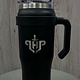 Mybevi 32oz Steel Insulated Cup with Handle Black w/ LHP Logo Etched 23