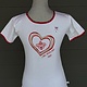 Youth Girls Heart LHP Logo inside SS Tee 24