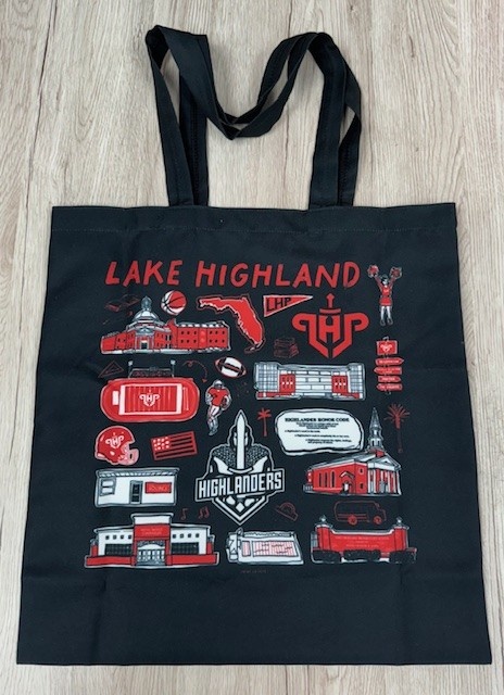 VIVA  LA FETE Lake Highland Sketched Tote Bag 24