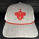 League Mens Trucker Hat Red cord and LHP Logo 25