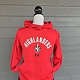 UA Youth Red Fleece Hoodie Highlanders Mascot 25