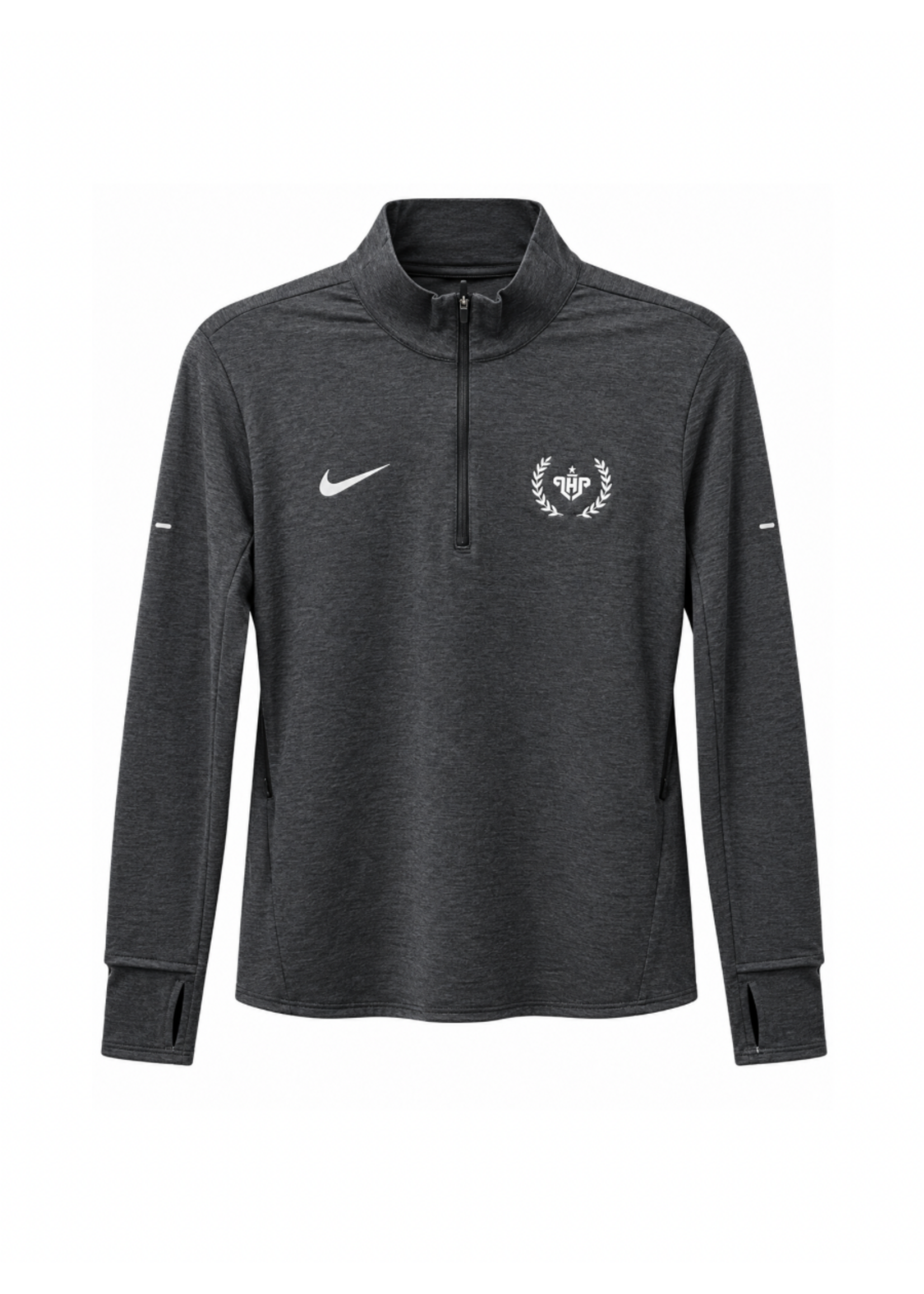 Ladies Nike Dri- Fit 1/2 Zip LHP Logo Surrounded by Wreath '26