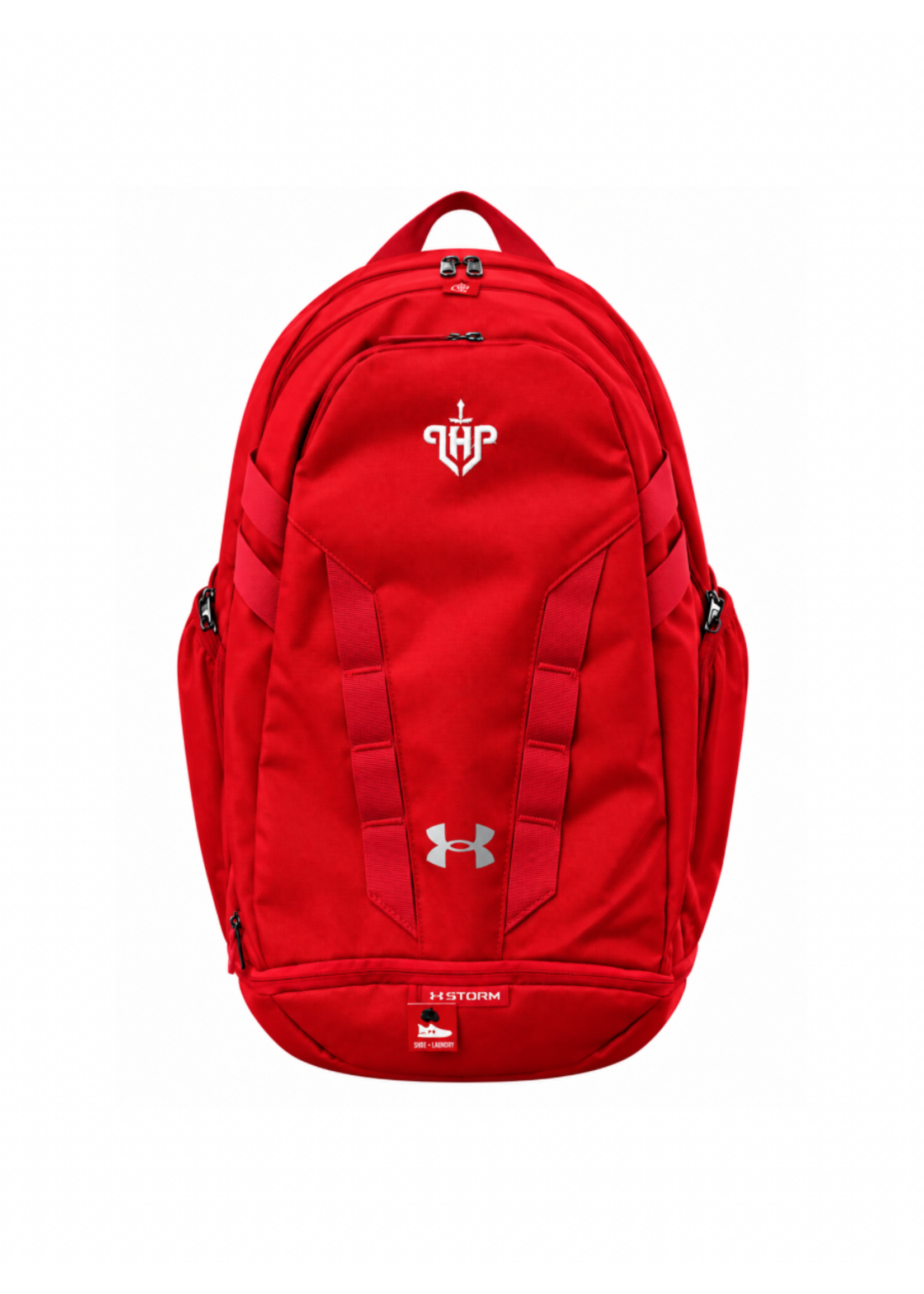 UA Hustle Backpack LHP Logo