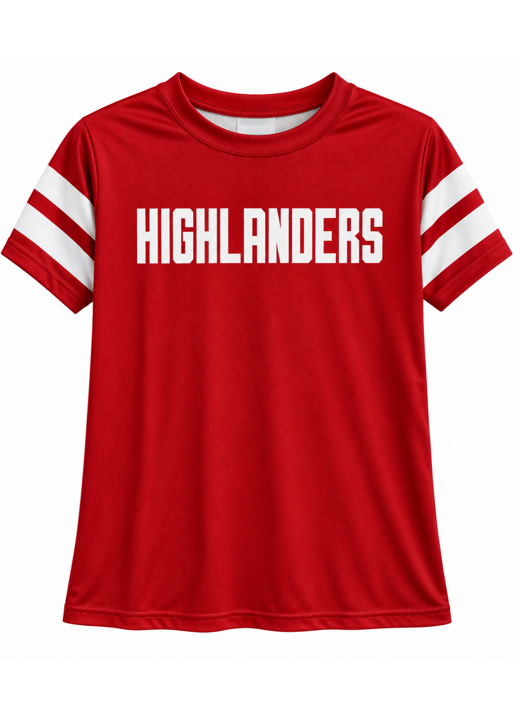 VIVA  LA FETE Youth SS T Shirt Highlanders on Front /LHP Logo on Back 24
