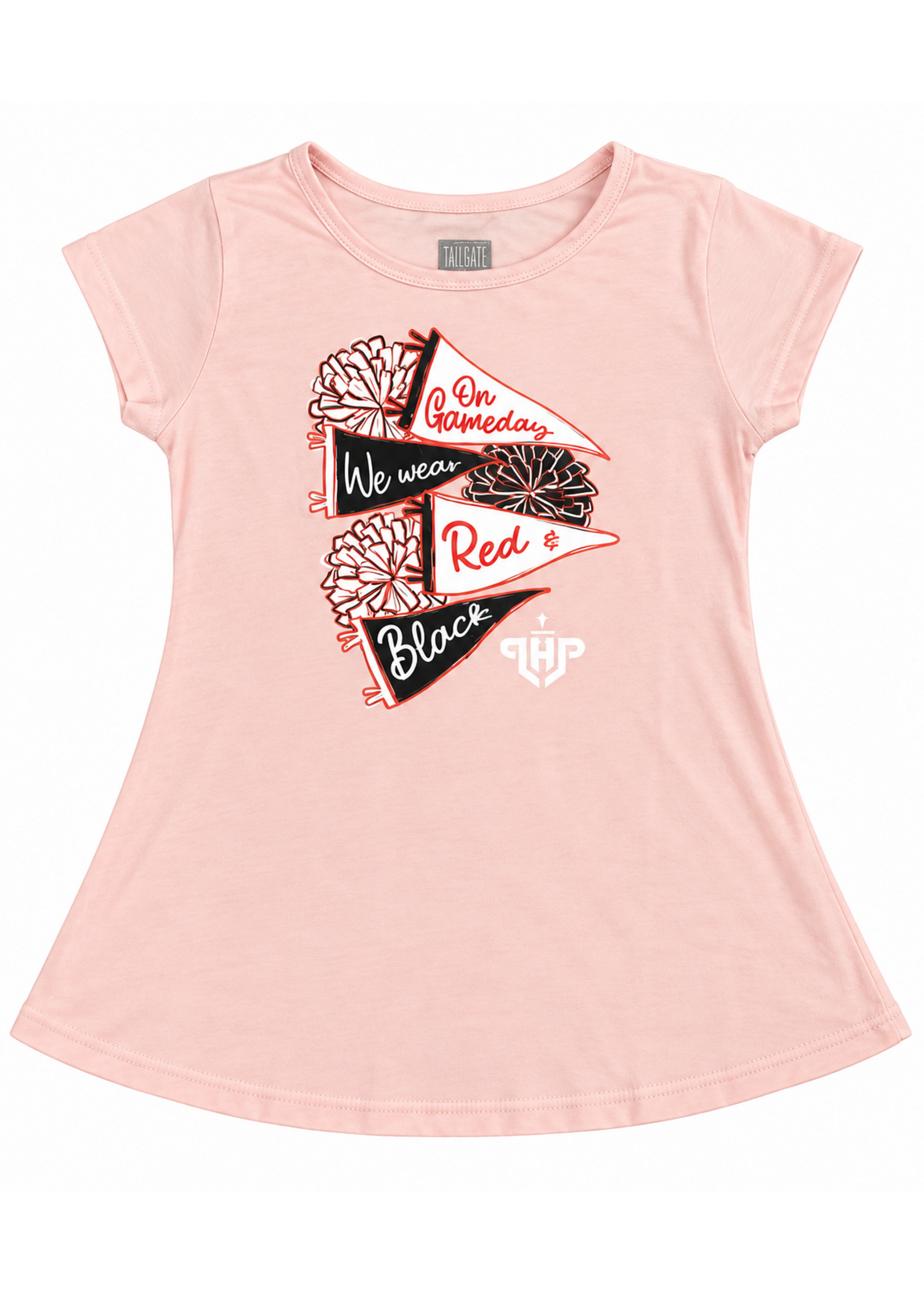 Youth Girls Pennant SS Tee 26