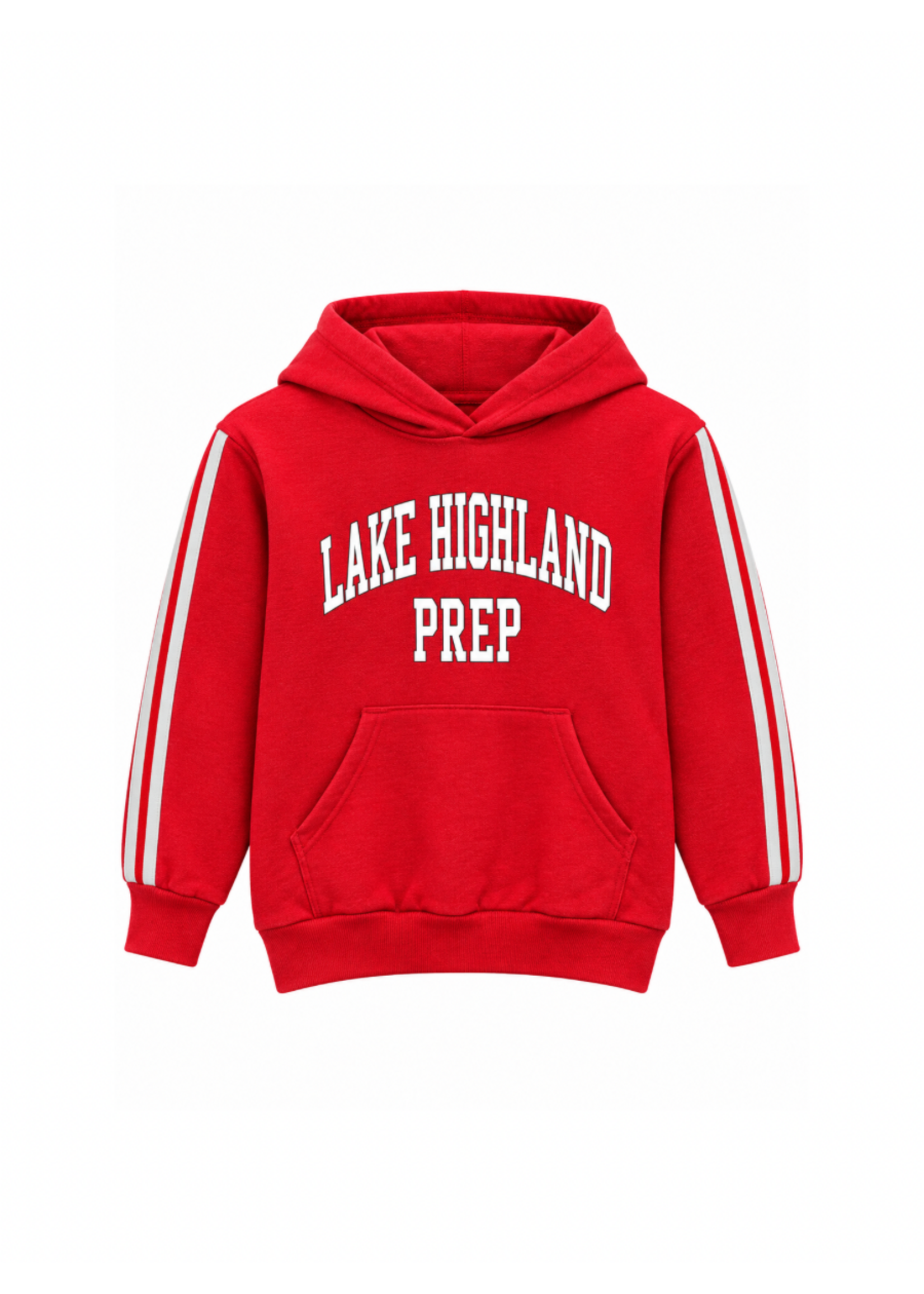 Youth Fleece Hoodie w/ Sleeve Stripe Lake Highland 26