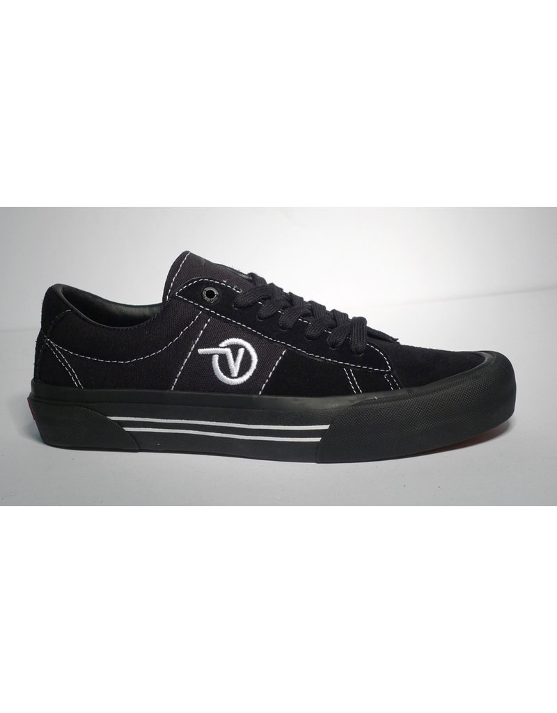 vans black with white