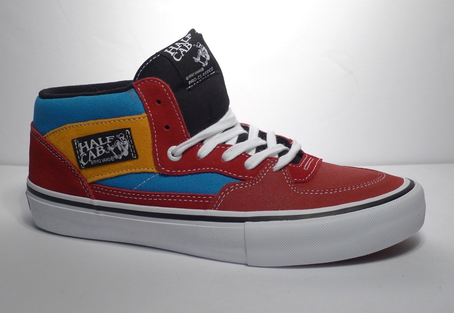 Vans Half Cab Pro Knee Slide Red Blue Fa Skates