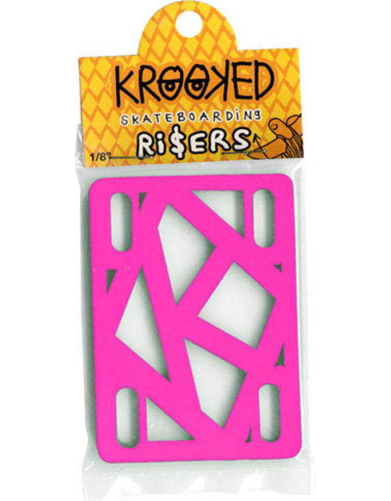 Krooked Krooked 1/8 Risers - Hot Pink