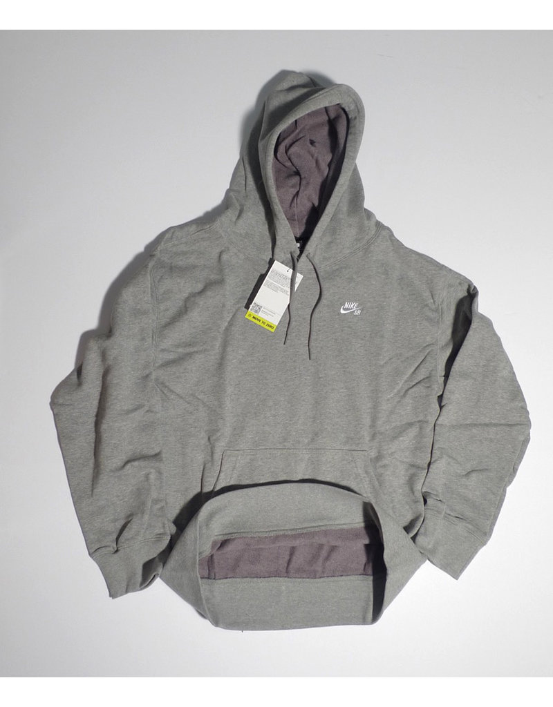 nike dark grey heather hoodie