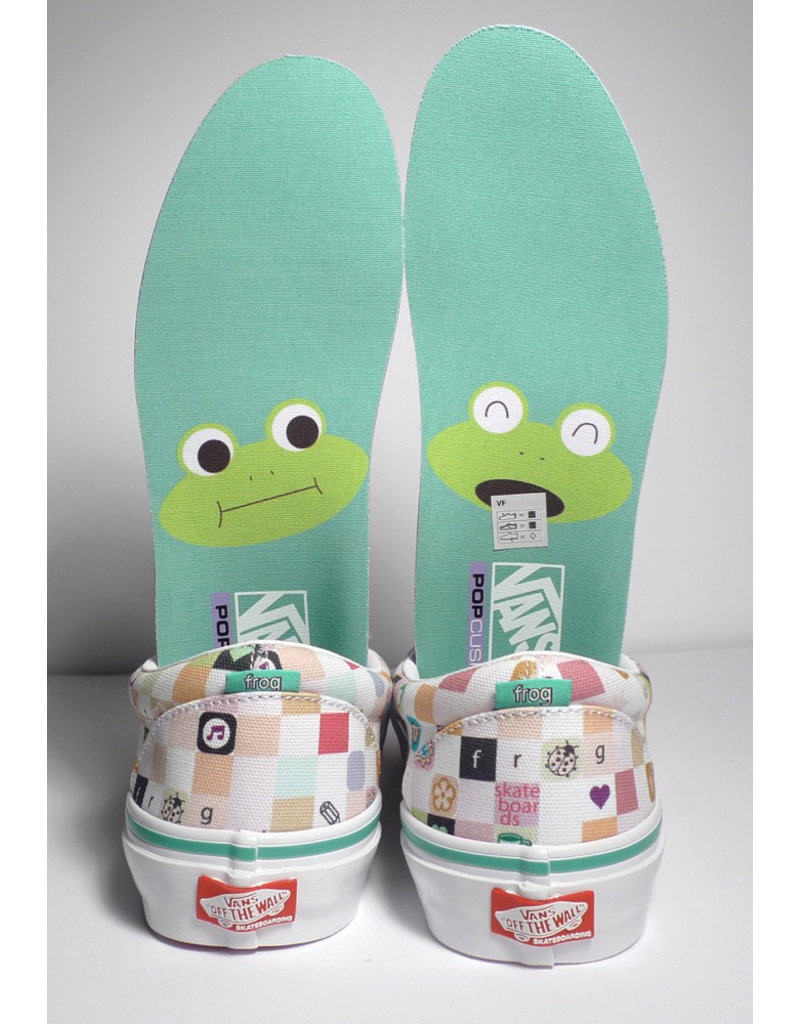 frog skateboards vans green