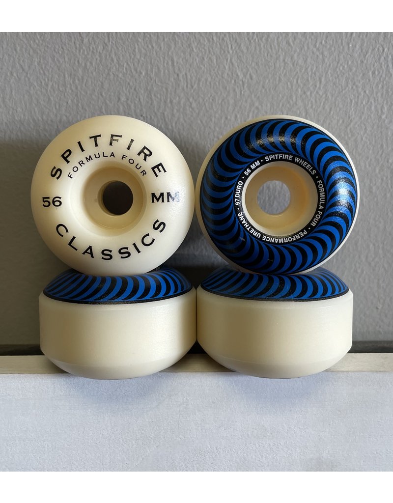 Spitfire Spitfire Formula Four Classic Blue 56mm 97d wheels (set of 4)