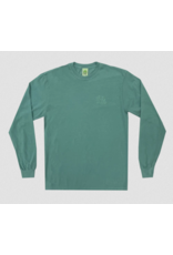 Frog Skateboards Frog Frog Man Logo Long Sleeve T-shirt - Grass Green (size Small or X-Large)