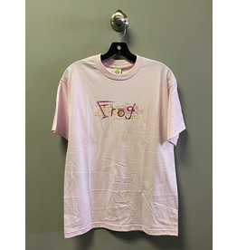 Frog Skateboards Frog Busy Frog T-Shirt - Pink Tone (size Small)
