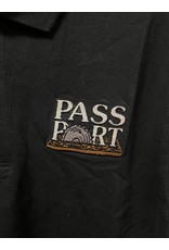 Pass~Port Pass~Port Circle Saw Embroidery Polo - Black (size Large)