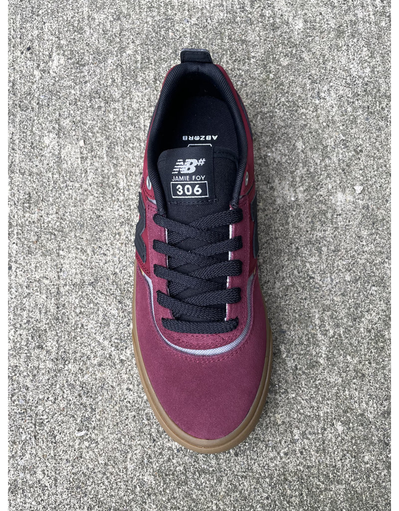 New Balance Numeric NB Numeric 306 Foy - Burgundy/Black (size 5, 6 & 8)