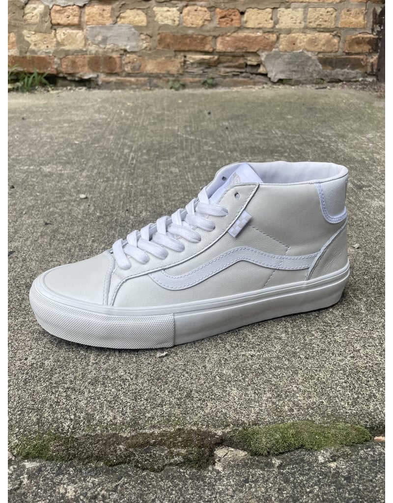 Vans Vans Skate Mid Skool - (Pearl Leather) White (size 5, 7, 8.5 or 9.5)