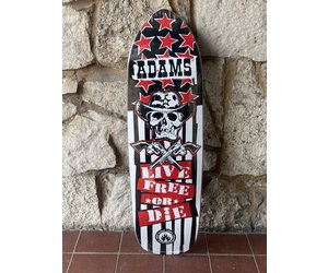 Black Label Black Label Jason Adams Live Free Deck - 9.5 x 32.75 Reissue  Punk Point