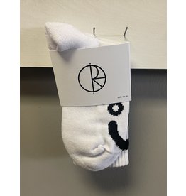 Polar Polar Happy Sad Socks - White  39-42