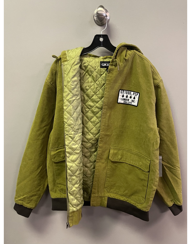 green work coat