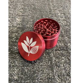 Magenta Magenta Plant Logo Grinder - Red