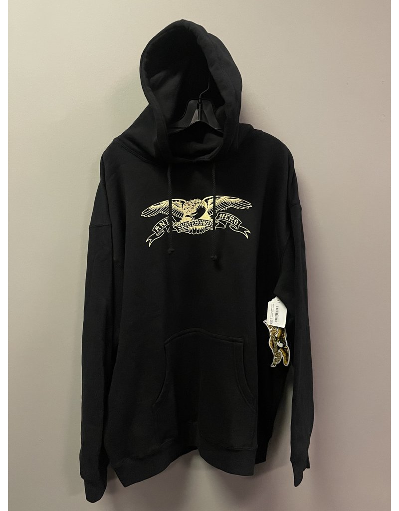 Anti-Hero Anti-Hero Basic Eagle Hoodie - Black  (Size Small)