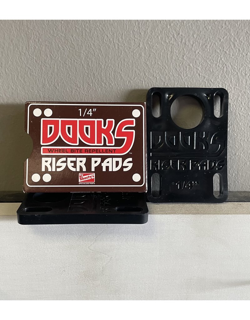 Shorty's Shorty's Dooks 1/4 Hard Risers (set of 2)